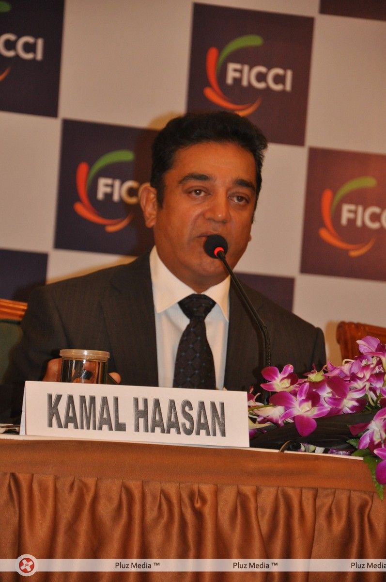 Kamal Haasan - Kamal Hassan at Federation of Indian Chambers of Commerce & Industry - Pictures | Picture 133374